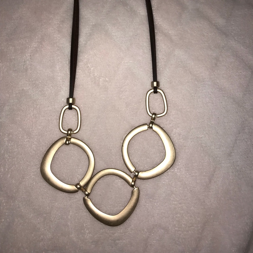 Gold brushed tone pendant